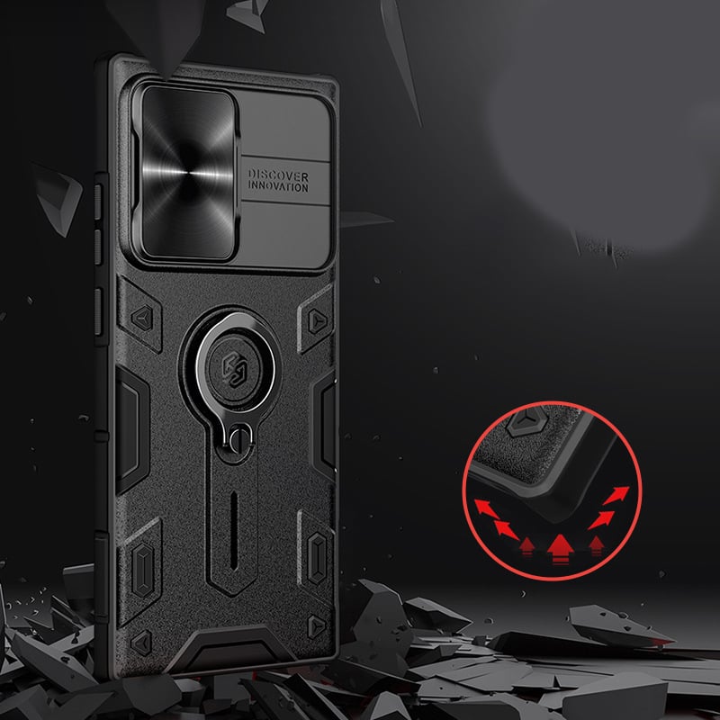 Samsung slider phone case back view