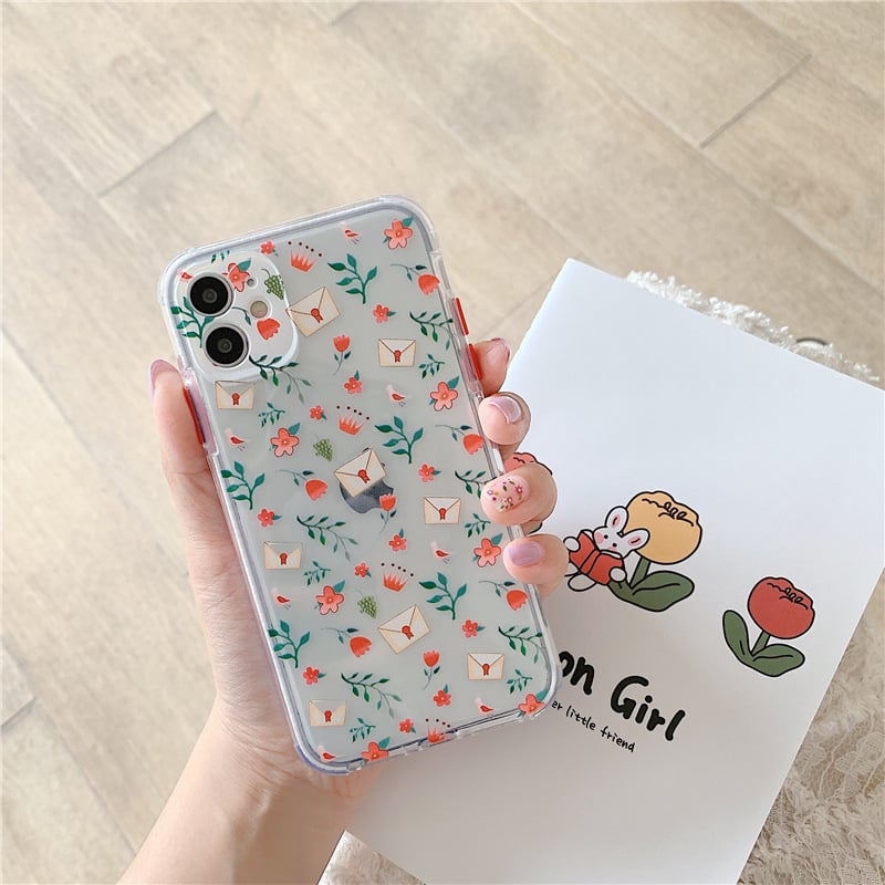 Small Flower Phone Case Close-up