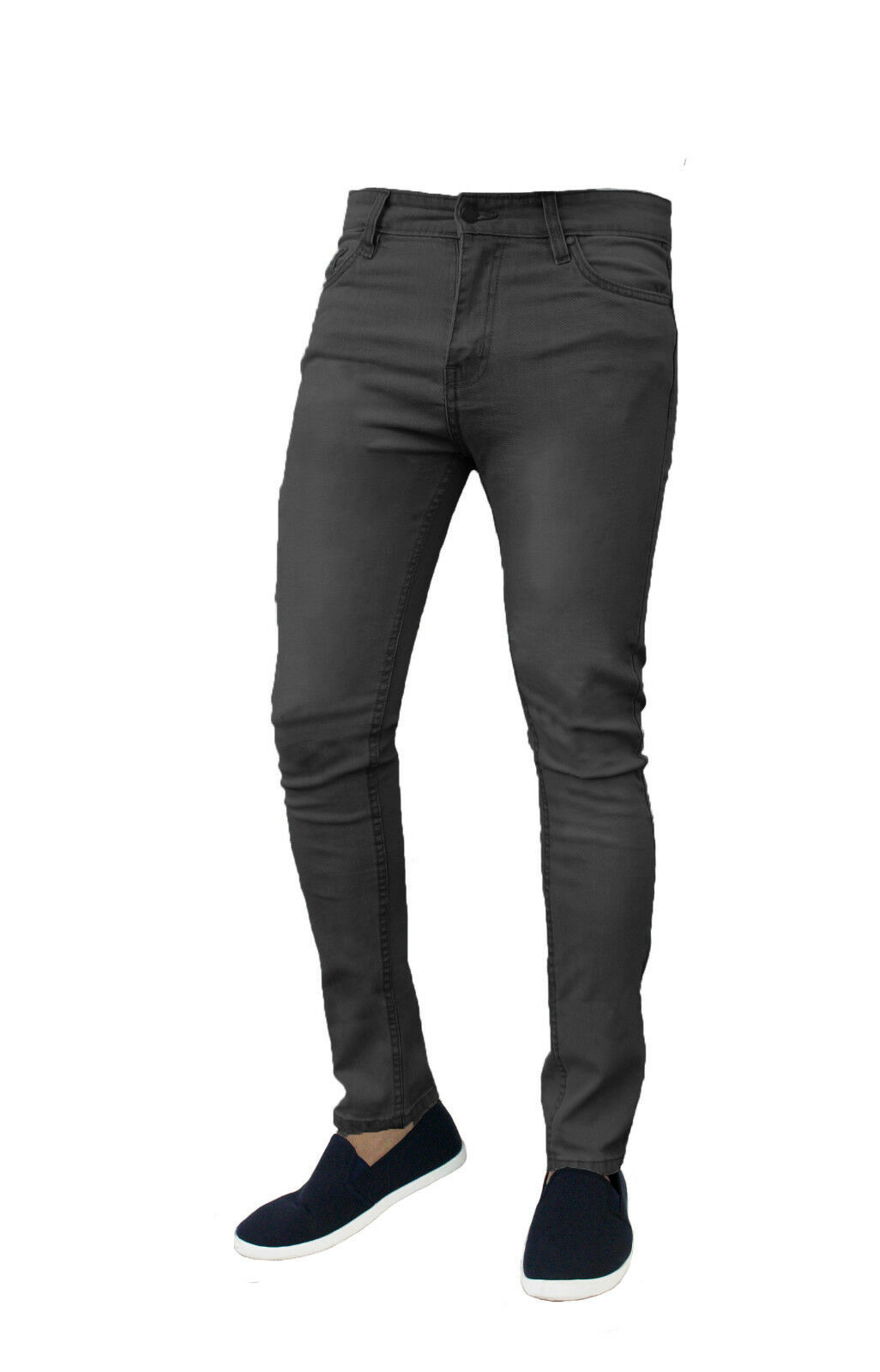 Stretch Skinny Slim-Fit Jeans in Black