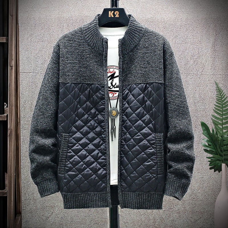 Sweater Jacket in Dark Grey