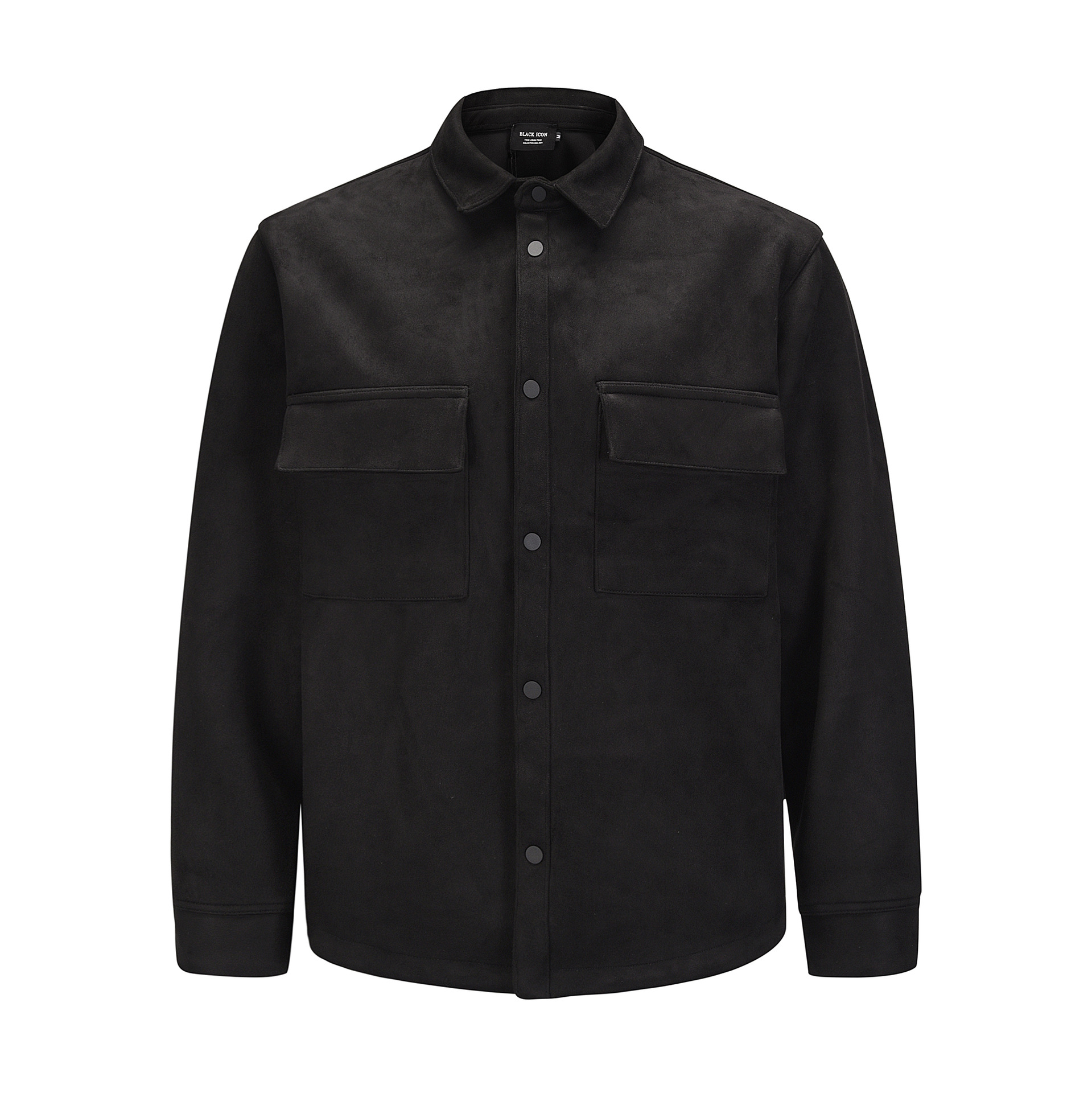 Leather Velvet Padded Jacket Image 2