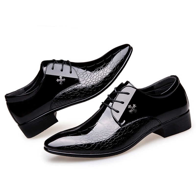 Shiny Lace-Up Single Shoes 2