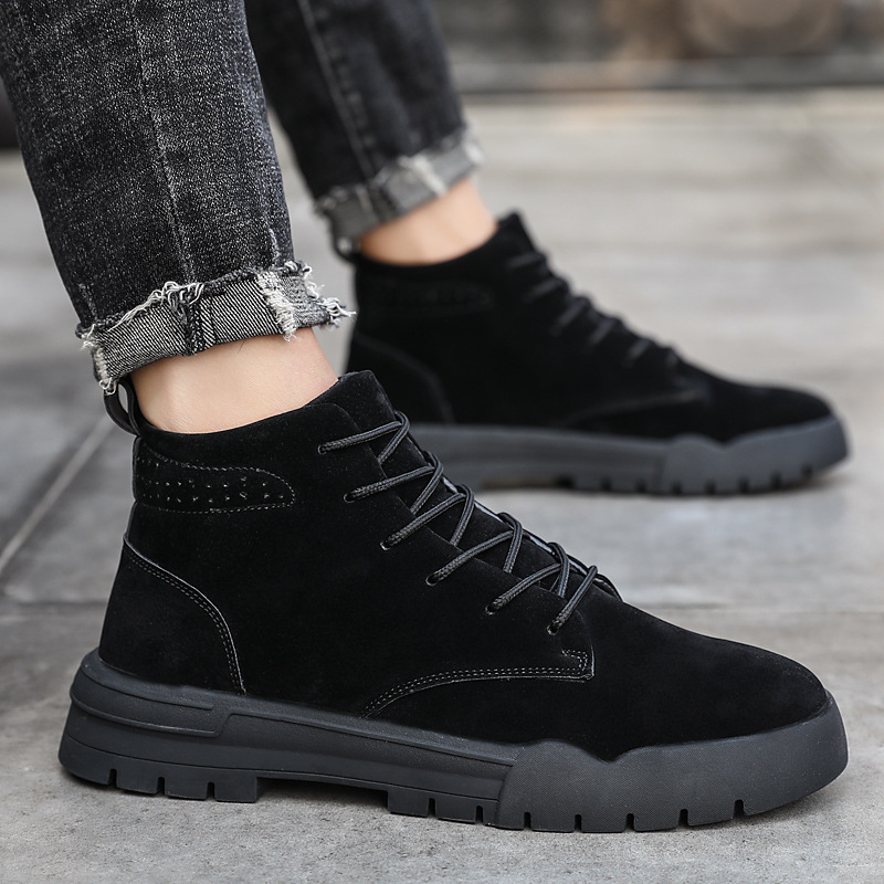 Khaki Martin Boots