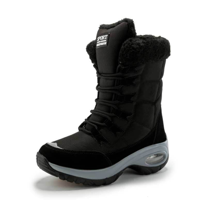 Plus Size Plus Fleece Snow Boots