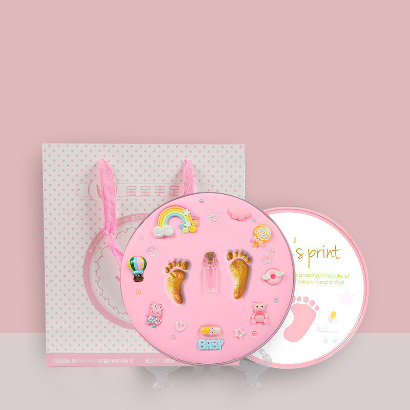 Children's Handprints And Footprints Souvenir