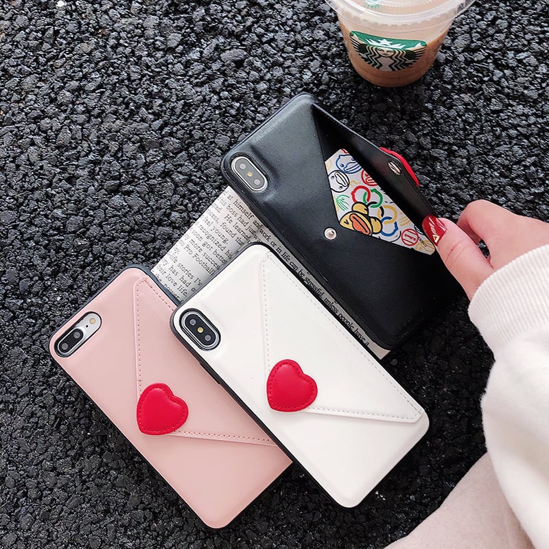 Love Envelope Card Holster Phone Case