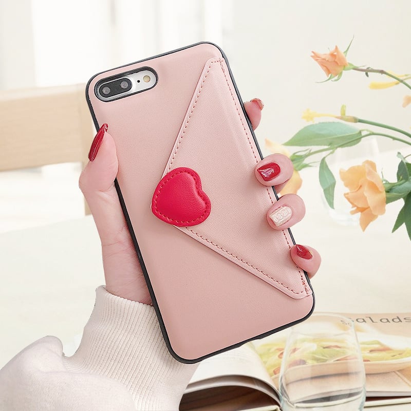 Love Envelope Card Holster Phone Case