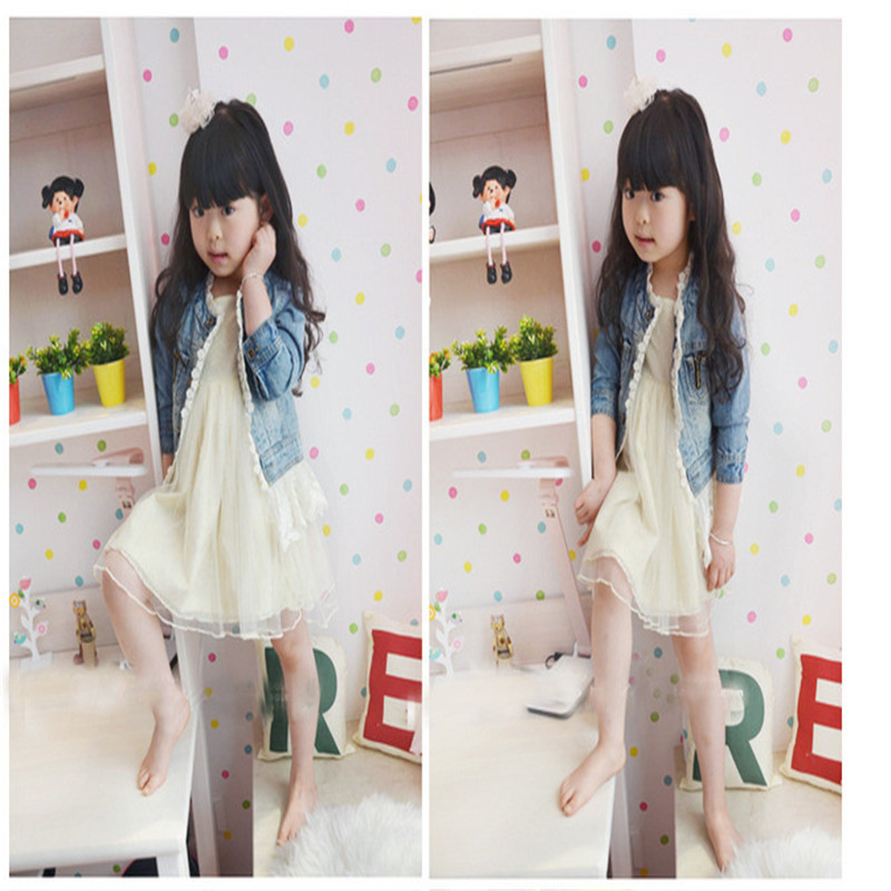 Washed Lace Denim Jacket - Style 1