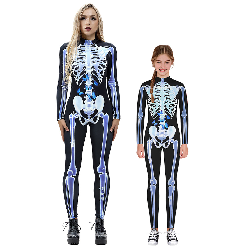3D Skeleton Jumpsuit Image 4