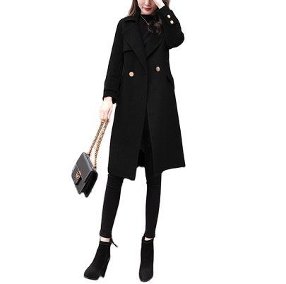 Hepburn style woolen coat 1