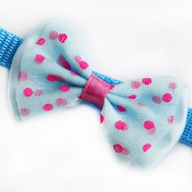 Adjustable Bowknot Cat Bell Collar - Design 5