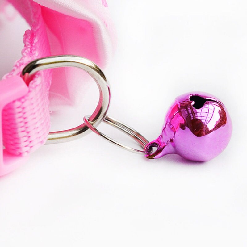 Adjustable Bowknot Cat Bell Collar - Design 6