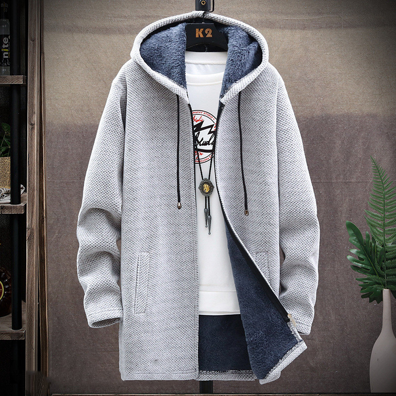 Plush Men's Sweater in navy blue