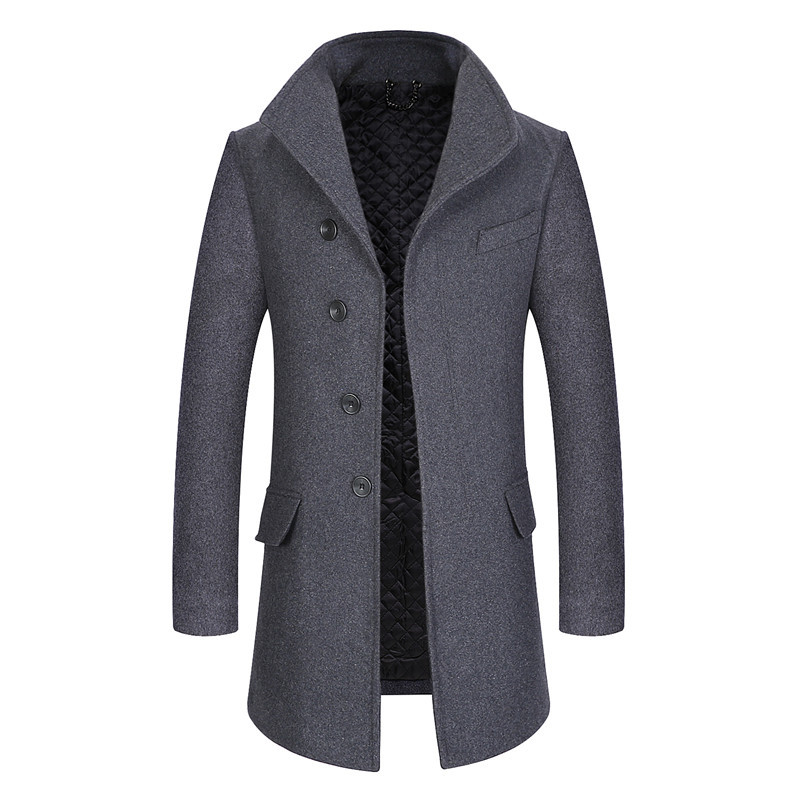 Overcoat in Navy Blue