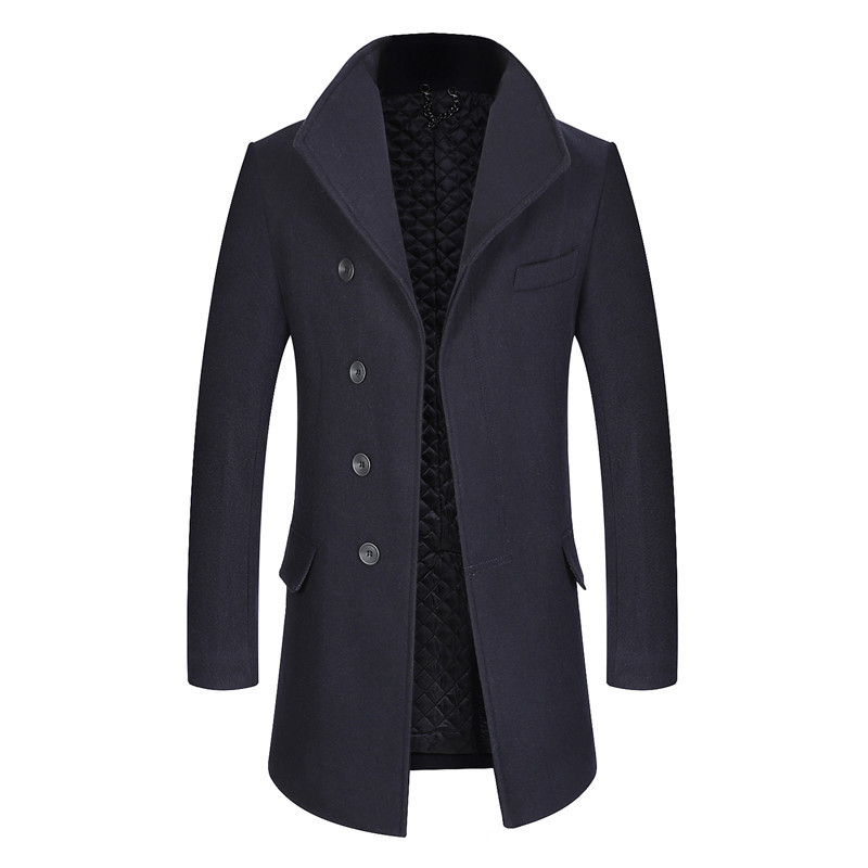 Men's Woolen Overcoat Display