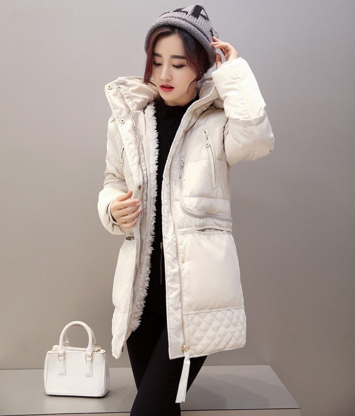 Women's Lamb Wool Coat Image 4