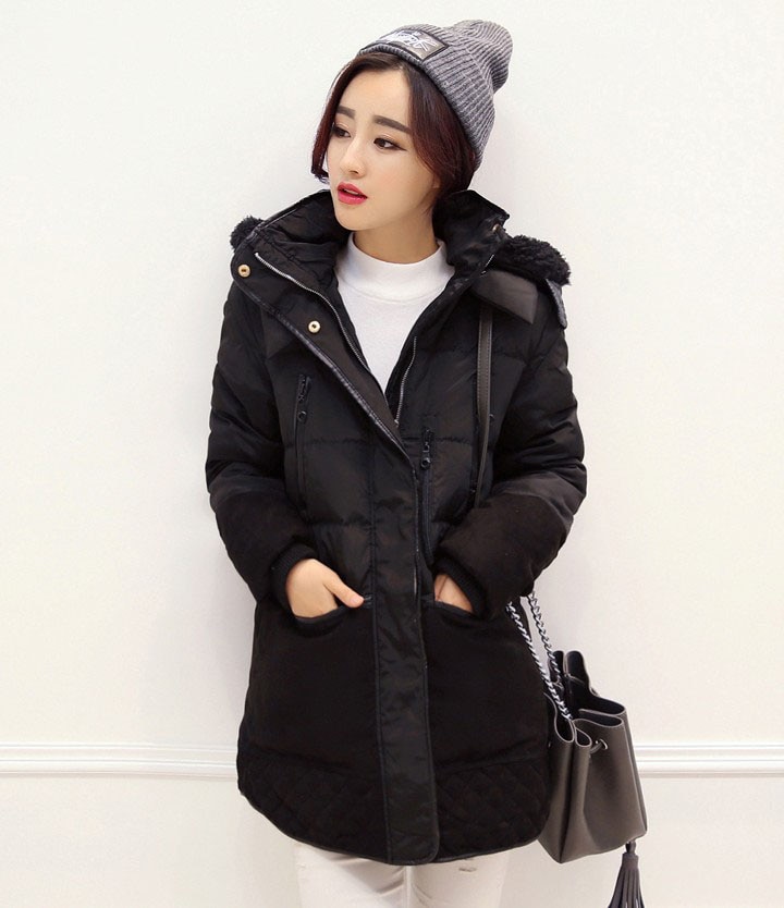 Women's Lamb Wool Coat Image 11