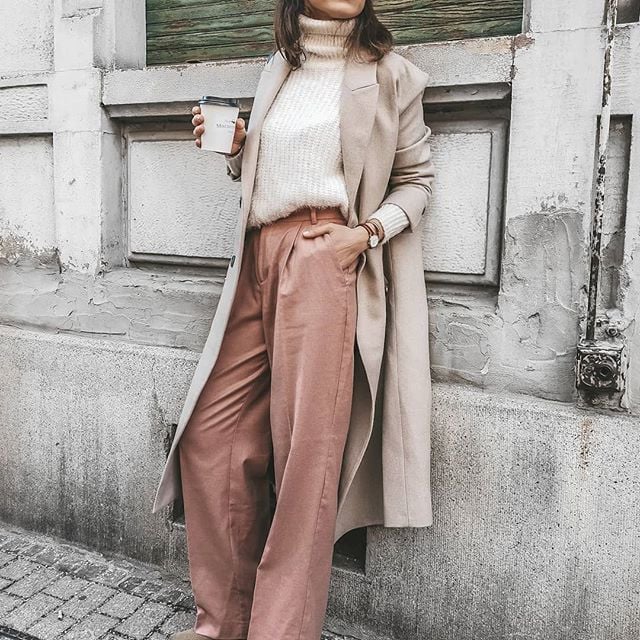 Women's Loose High Waist Denim Trousers