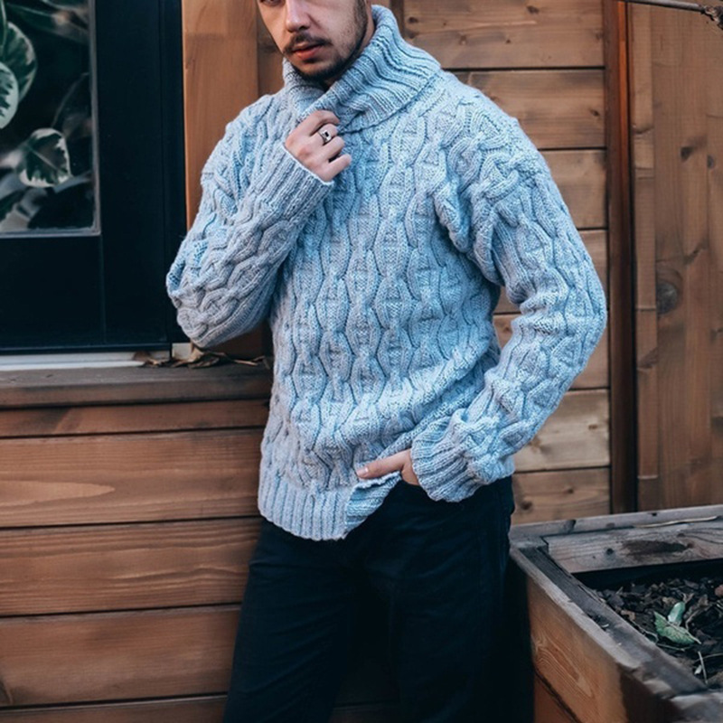 Turtleneck Knitted Sweater Variation 1