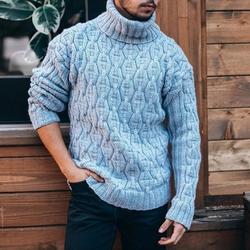 Turtleneck Knitted Sweater Variation 2