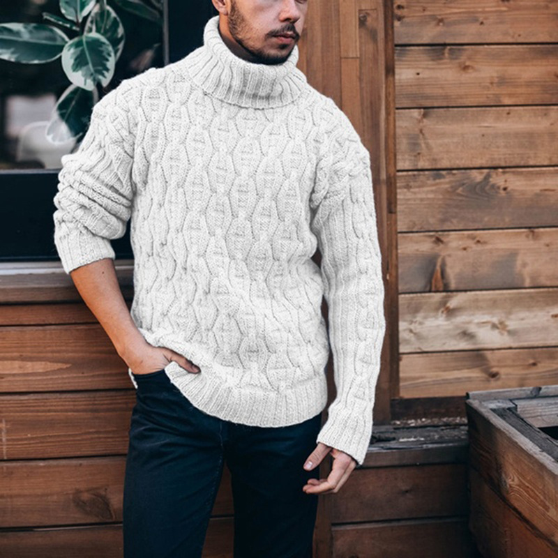 Turtleneck Knitted Sweater Variation 5