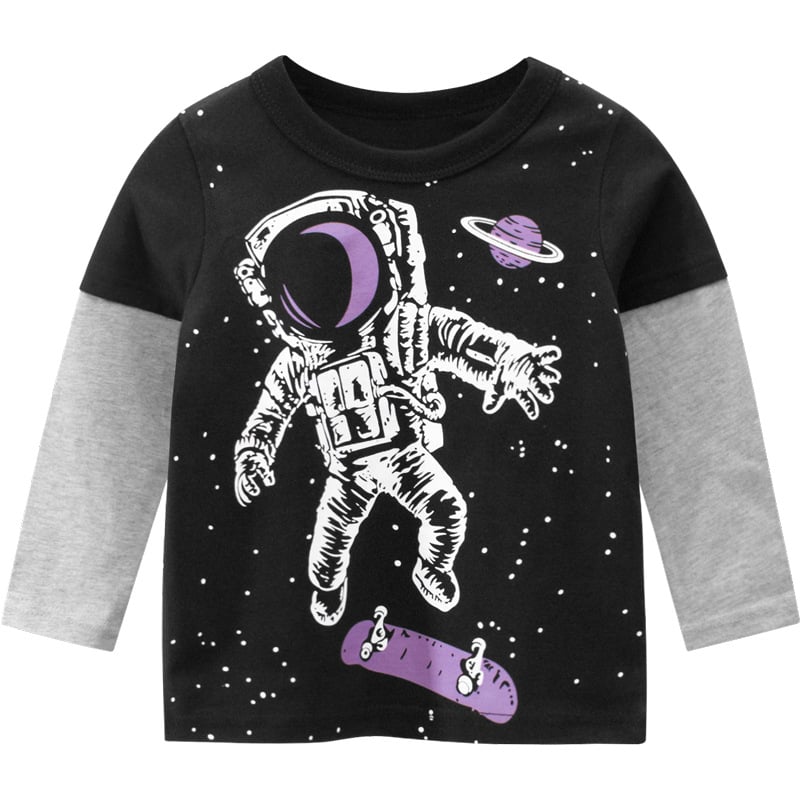 Boys Long Sleeve T-shirt Detail 2