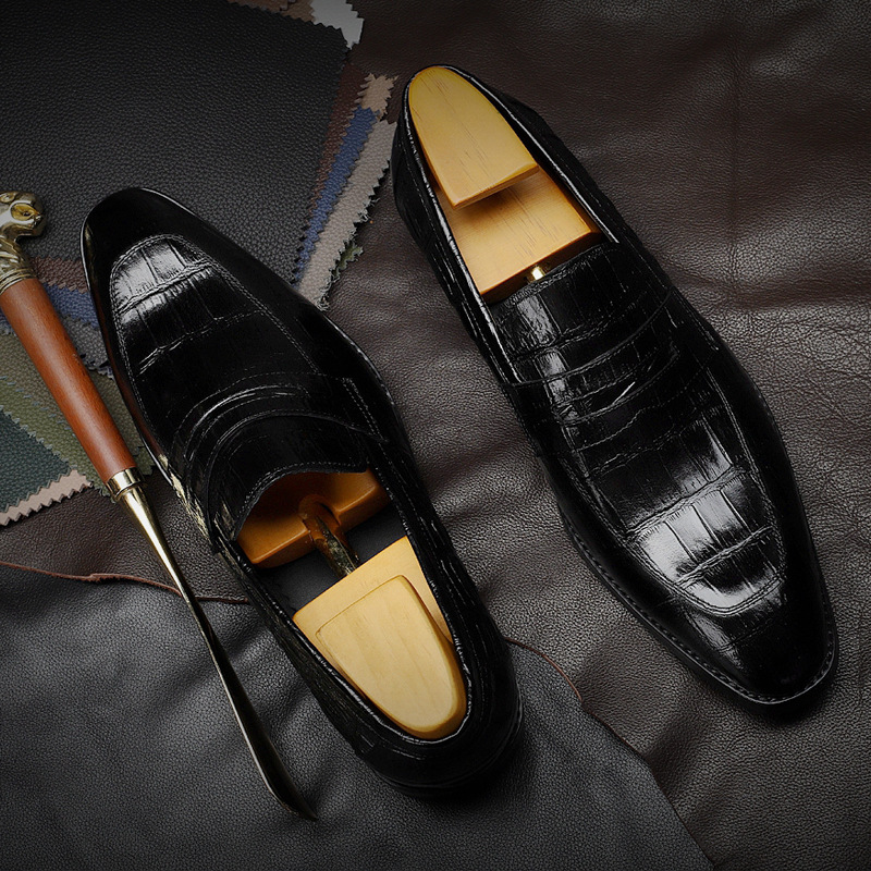 Business Set Foot Men's Cowhide Leather Shoes