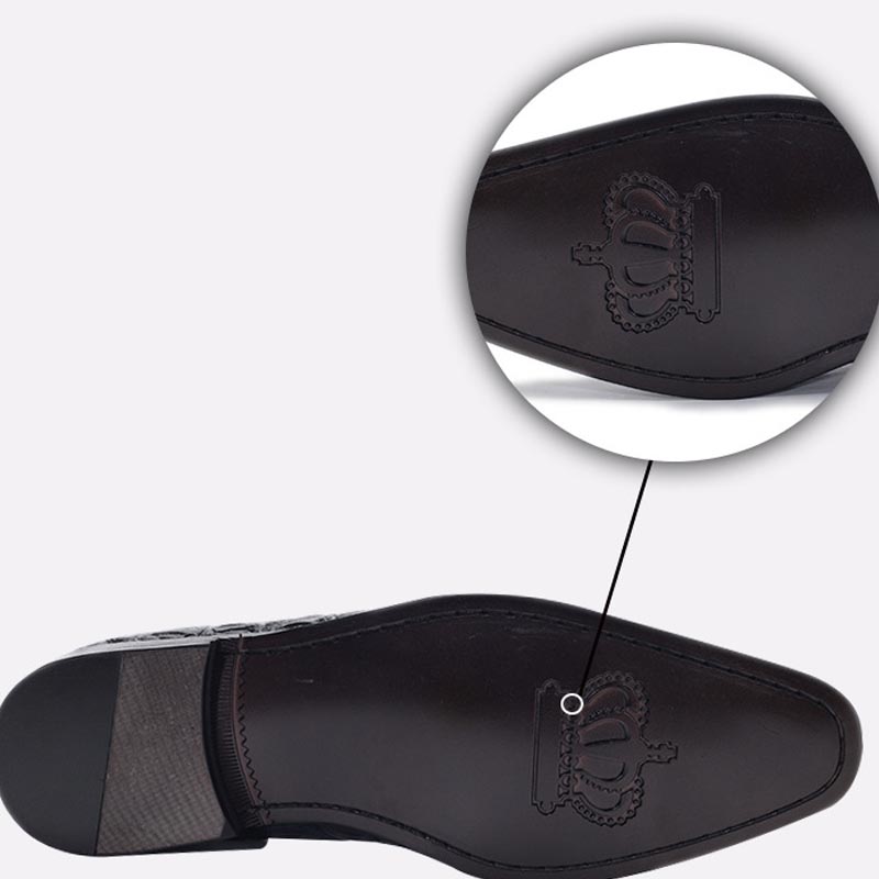 Business Set Foot Men's Cowhide Leather Shoes