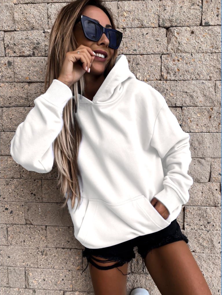 Hoodie in Color Khaki