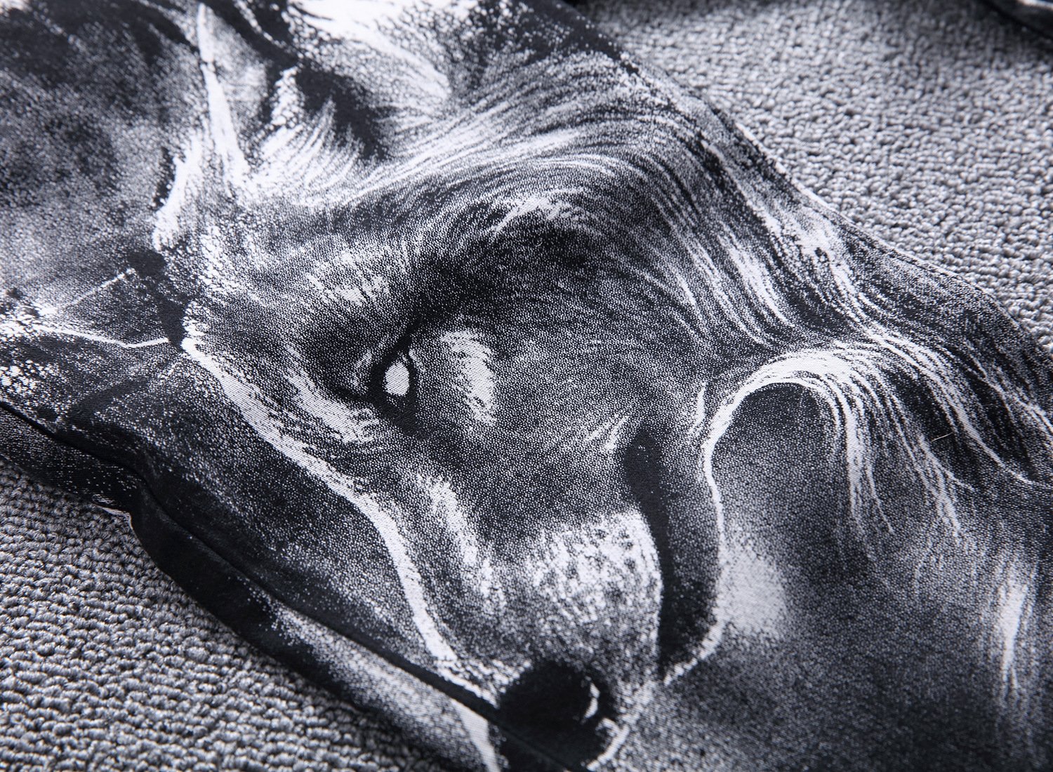 Wolf Print Jeans Image 7