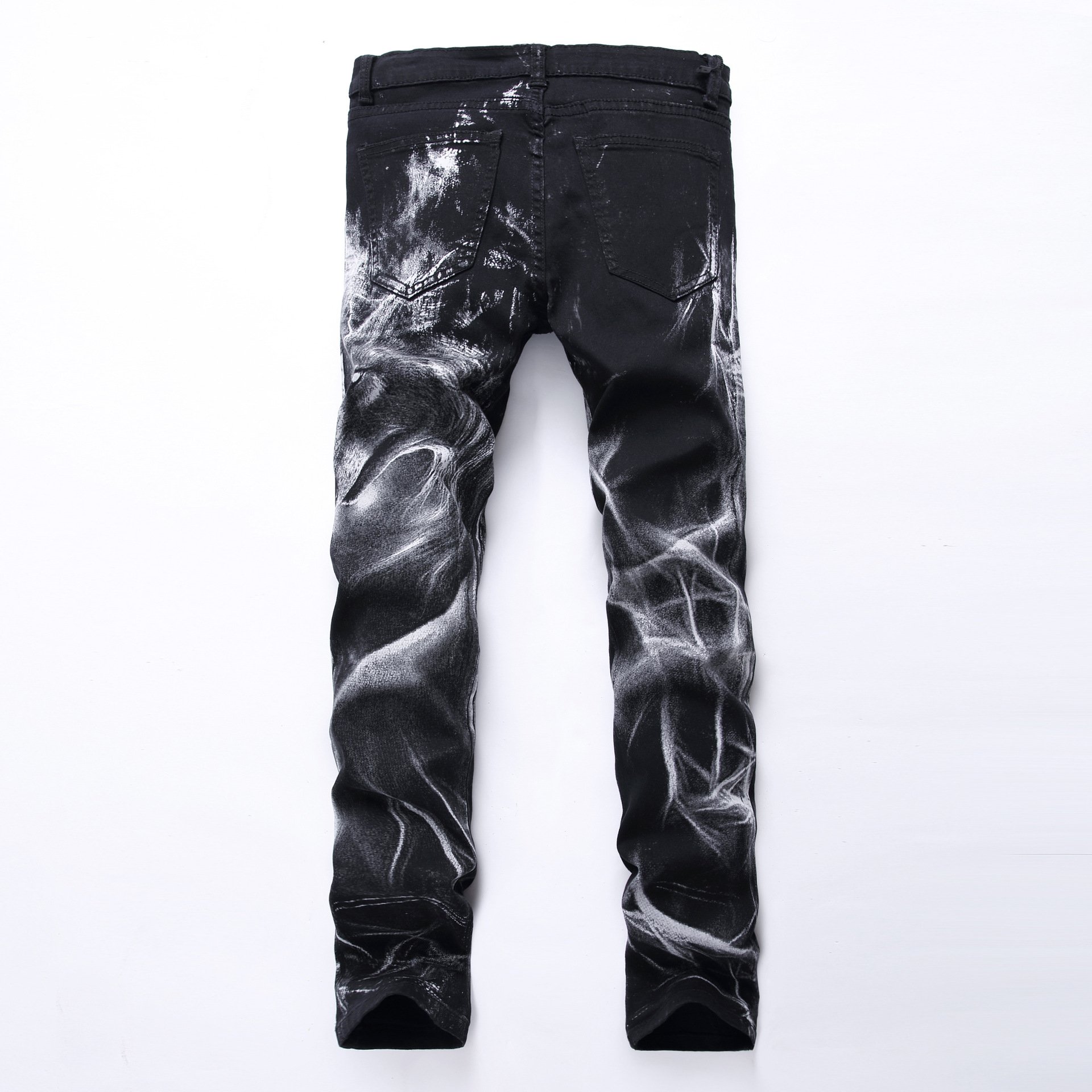 Wolf Print Jeans Image 3
