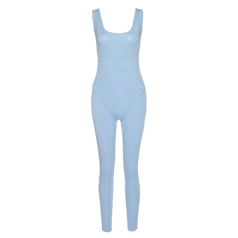 Open-back hip thread jumpsuit - Image 4