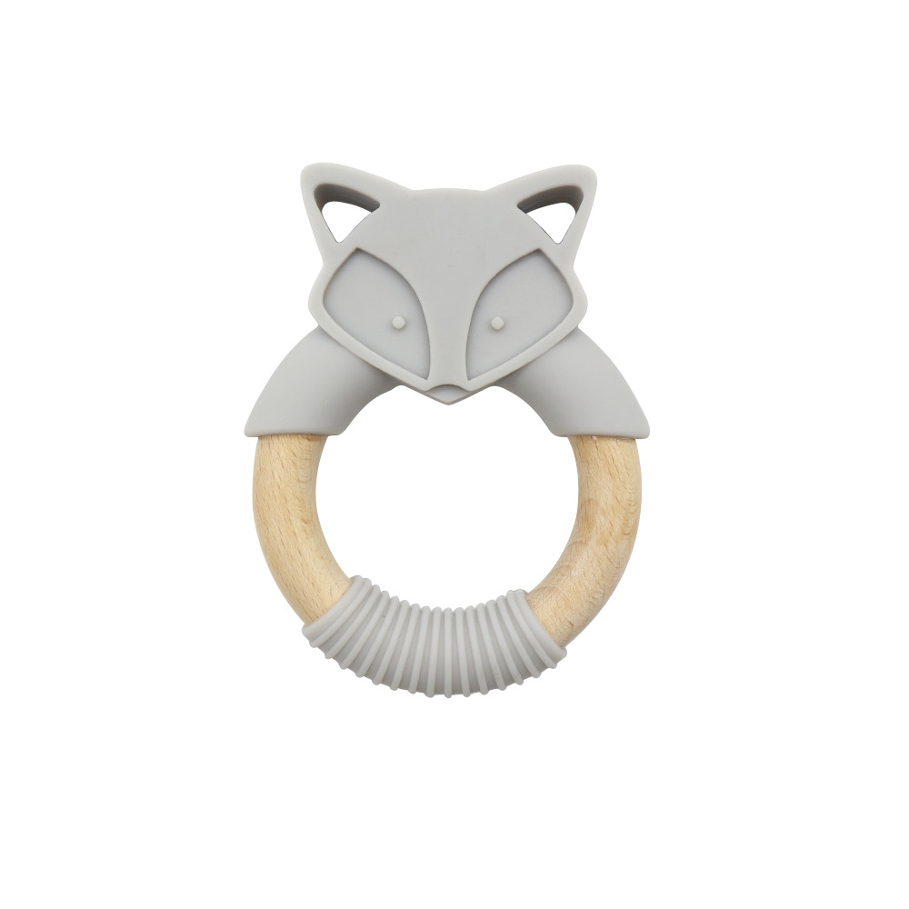 Wooden Fox Teether Fun