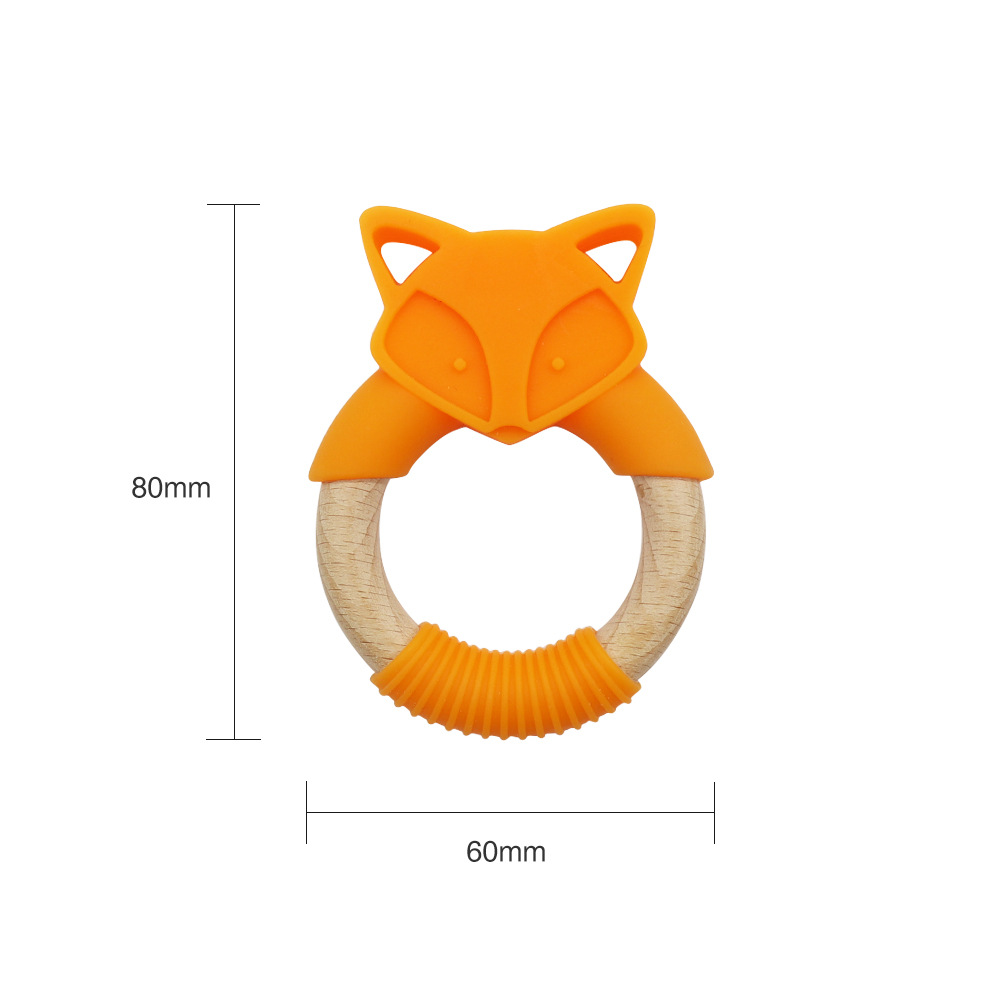 Wooden Fox Teether