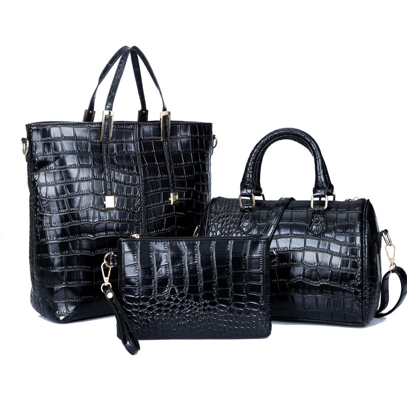 Versatile three-piece handbag