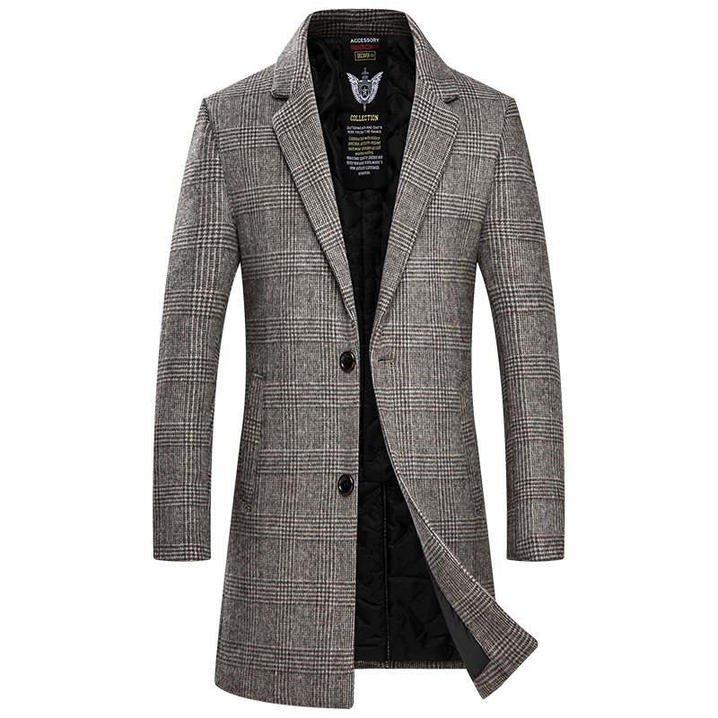 Heavy woollen overcoat - Image 1