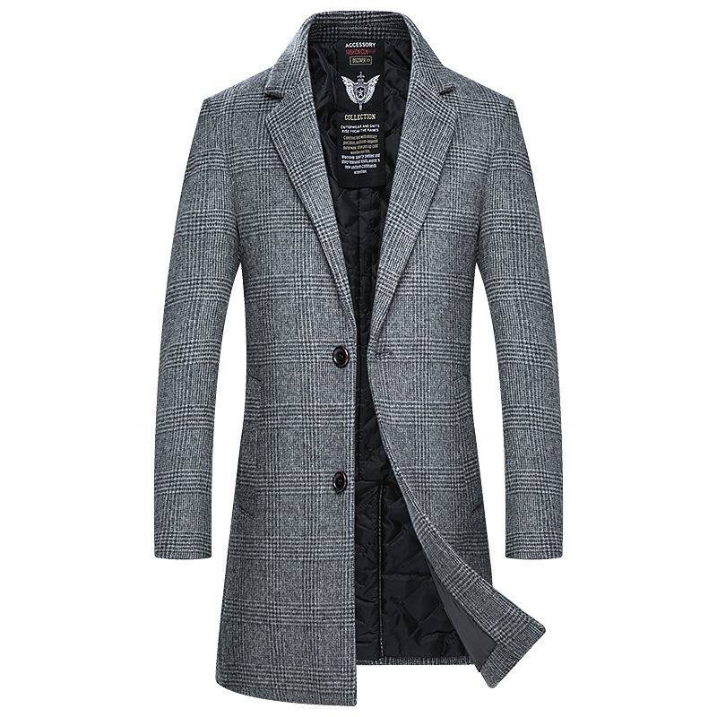 Heavy woollen overcoat - Image 3
