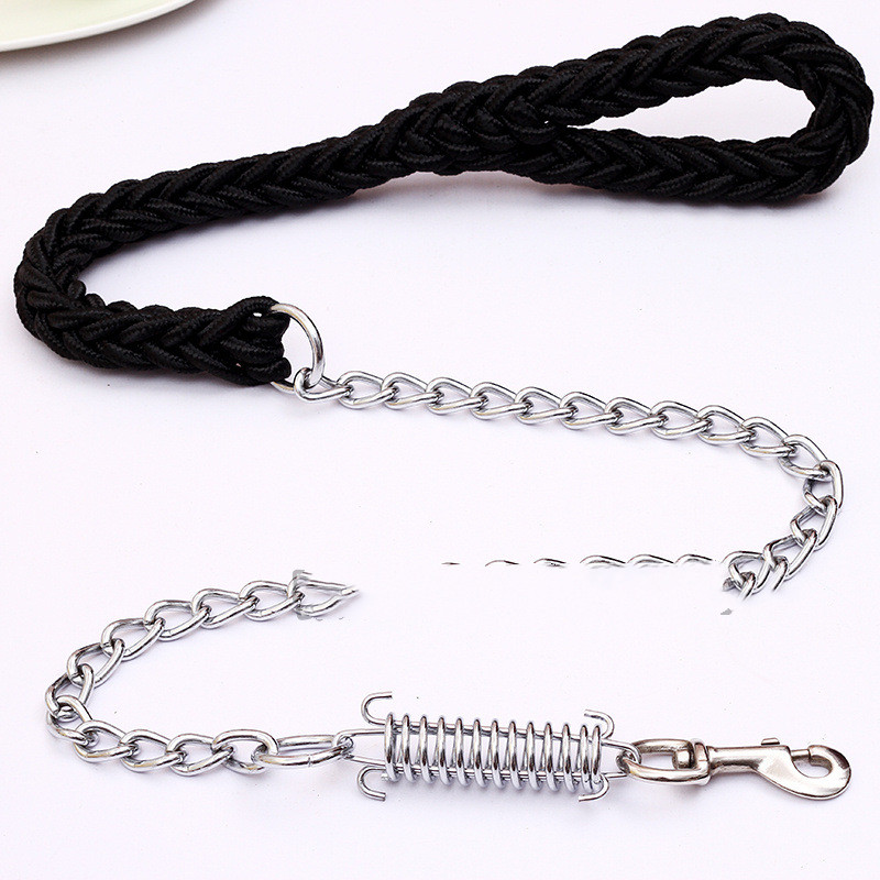 Hand-woven Pet Leash - Black