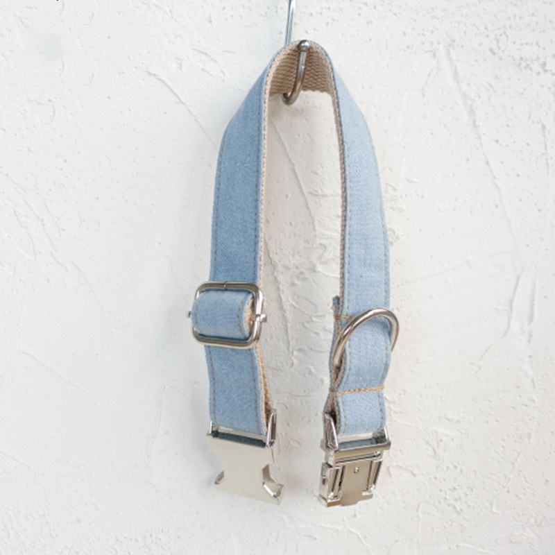 Blue Cowboy Pet Dog Collar