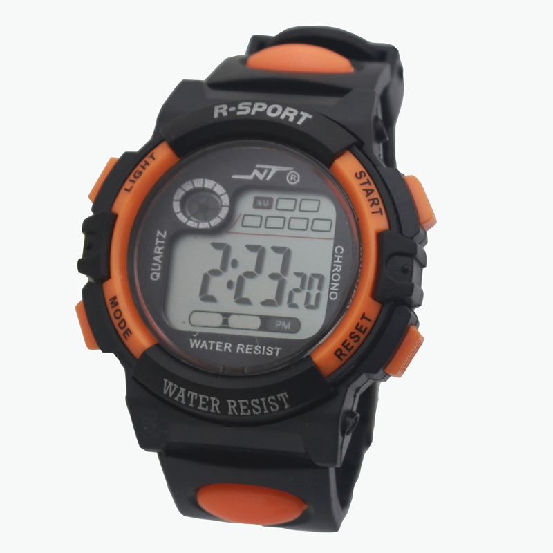 Electronic Student Watch - Orange